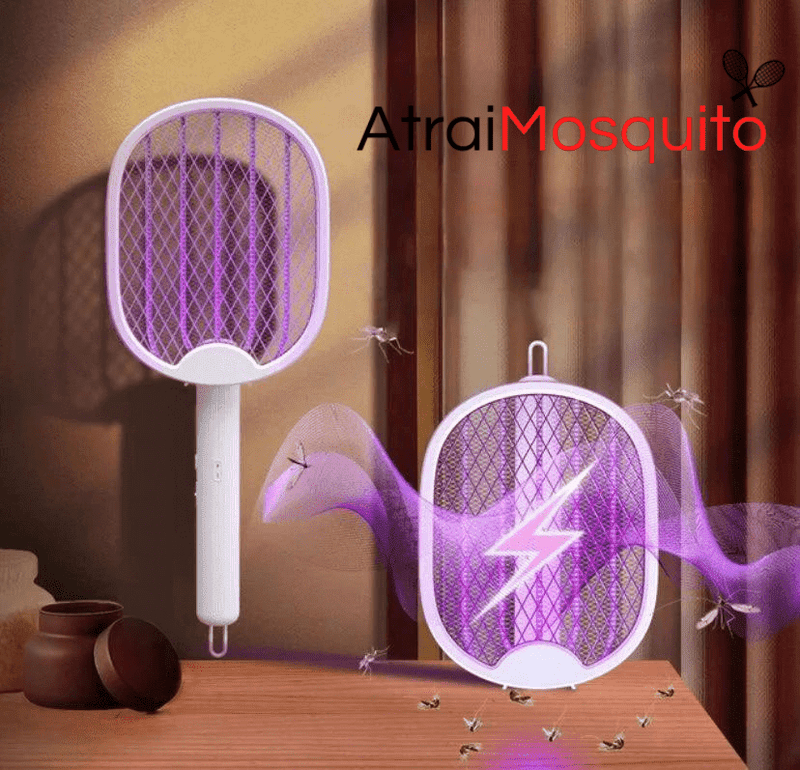 Raquete Mata Mosquito com Lons de Atração: Um Jeito Eficaz de Combater os Insetos!